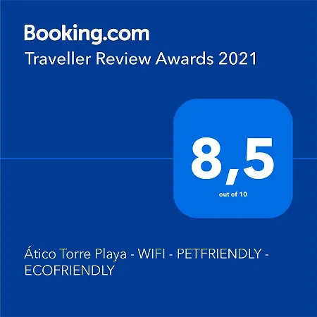 Atico Torre Playa - Wifi - Petfriendly - Ecofriendly Lägenhet *